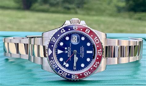 rolex gmt white gold pepsi|Rolex Pepsi gmt 2020.